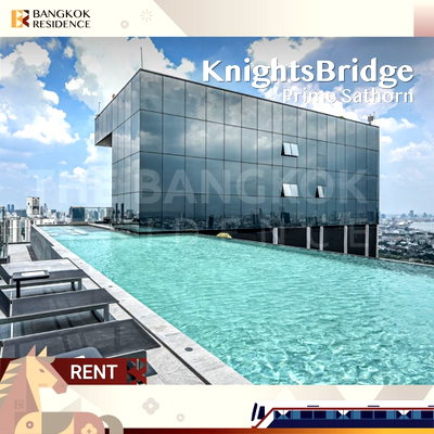 คอนโดให้เช่า :  Gorgeous Corner Unit at KnightsBridge Prime Sathorn 🌇 Must See! ✨ใกล้ BTS ช่องนนทรี 