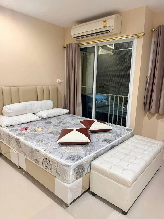 รูป ให้เช่าคอนโด Sense of London สุขุมวิท109 เฟอร์ฯครบพร้อมอยู่ (มีเครื่องซักผ้า) ทำเลดีเดินทางสะดวก ใกล้รถไฟฟ้า BTS แบริ่ง (700เมตร) - รูปที่ 4/9