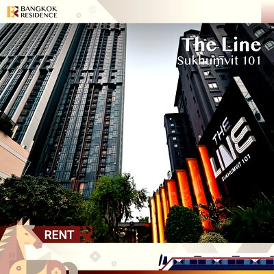 Condos for rent BTS Punnawithi :  The Line Sukhumvit 101 🌃 High-Floor Unit at a Great Price 💸Near BTS Punnawithi 