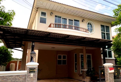 เช่าบ้านเดี่ยว เขตมีนบุรี :  ศุภาลัย พาร์ควิลล์ ร่มเกล้า–สุวรรณภูมิ บ้านสวย พร้อมอยู่ บรรยากาศร่มรื่น