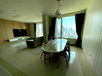 Condos for rent : LTH14652 – Condo for Rent | The Empire Place | 183 sqm | 3 Bedrooms 4 Bathrooms | Luxury Spacious Layout High Floor City View | Near BTS Chong Nonsi