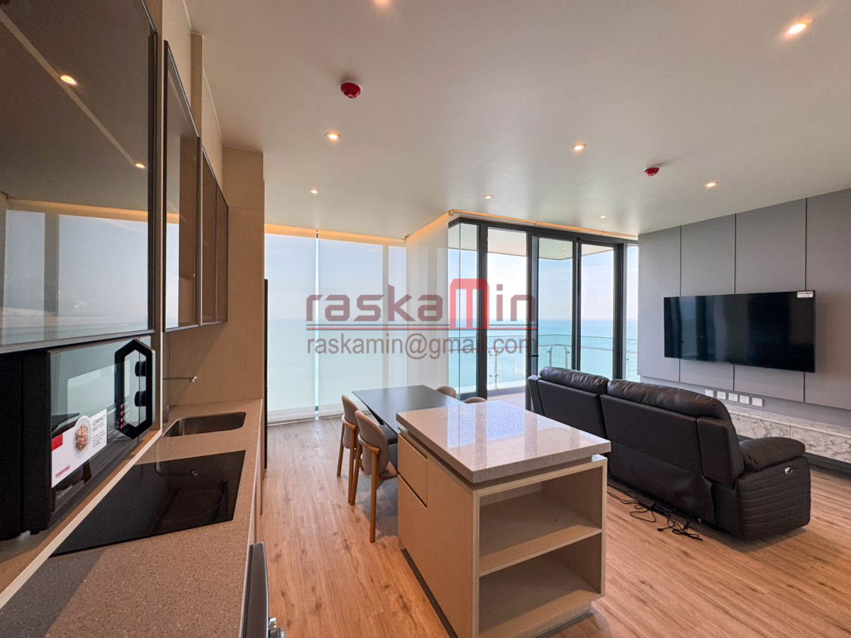 รูป ให้เช่าคอนโด 2 ห้องนอน วิวทะเล โครงการ AROM Wongamat วงศ์อมาตย์ พัทยา - รูปที่ 2/56