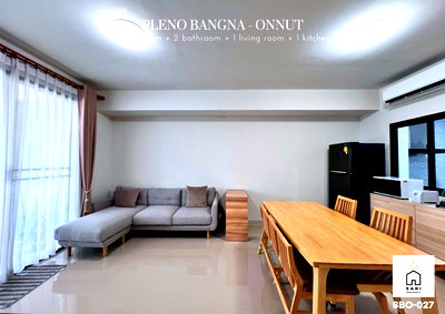 Townhouses for sale Samut Prakarn : 🔥Best valued 🔥Pleno Bangna-On Nut townhome, 2 fl., 3 bed, 2 bath, ready to move in, near Suvarnabhumi, connecting Bangna-Lat Krabang.