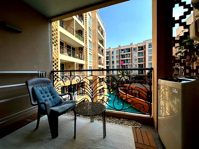 Condos for sale Pattaya : Atlantis Condo Pattaya near Jomtien Beach - 1bed 1bath Pool View