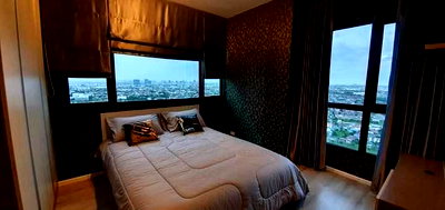 Condos for rent BTS Pak Nam : For rent condo KNIGHTSBRIDGE SKY RIVER OCEAN Building 1, Floor 30,2 bed room, Room size 58.00 sqm