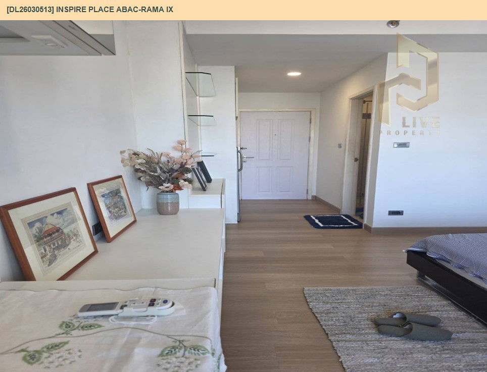 รูป DL26030513 ให้เช่าคอนโด อินสไปร์ เพลส เอแบค พระราม 9 (Inspire Place ABAC-Rama IX) ใกล้ - พร้อมเข้าอยู่ โทรด่วน 0653619502 LineID @897iyzll - รูปที่ 6/11