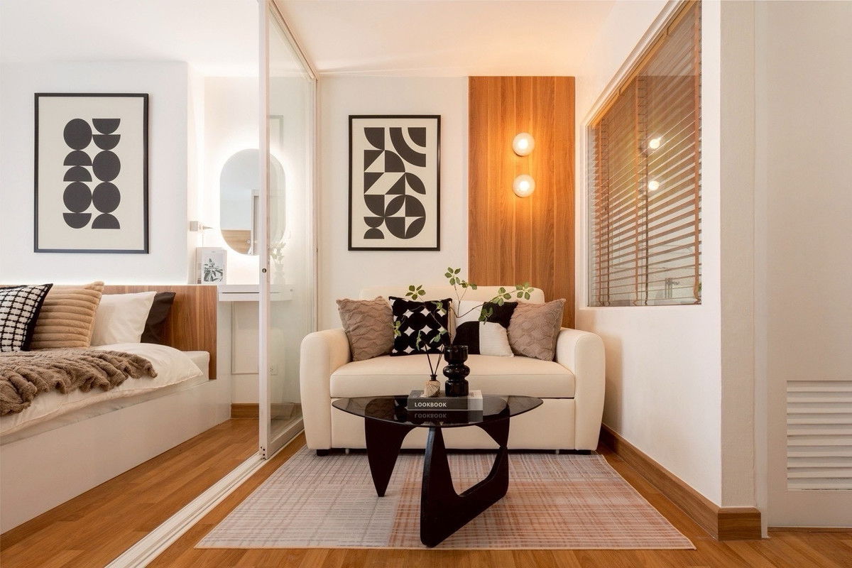 รูป R085 🏢 ขายคอนโด Green Suthisarn ทำเลรัชดา ใกล้ MRT สุทธิสาร เพียง 2.19 M พร้อมฟรีโอน - รูปที่ 9/12