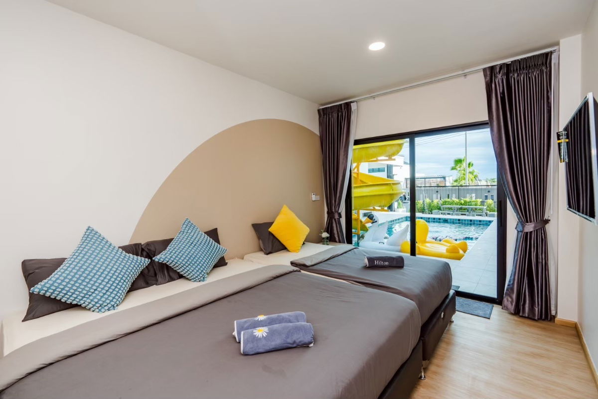 รูป 🔥 ขายบ้านพักตากอากาศ พูลวิลล่าสำหรับครอบครัว เวลาอยากเที่ยวก็แวะมา พอกลับบ้านก็มีคนดูแลบ้านให้อย่างดีแถมจ่ายค่าเช่าให้อีก 35,000 บาท/เดือน Yeild 5% - รูปที่ 8/51