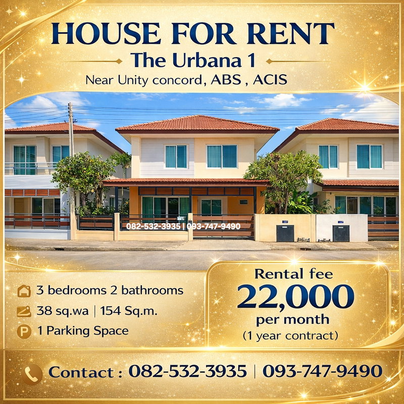Houses for rent : For rent Single house in The Urbana 1