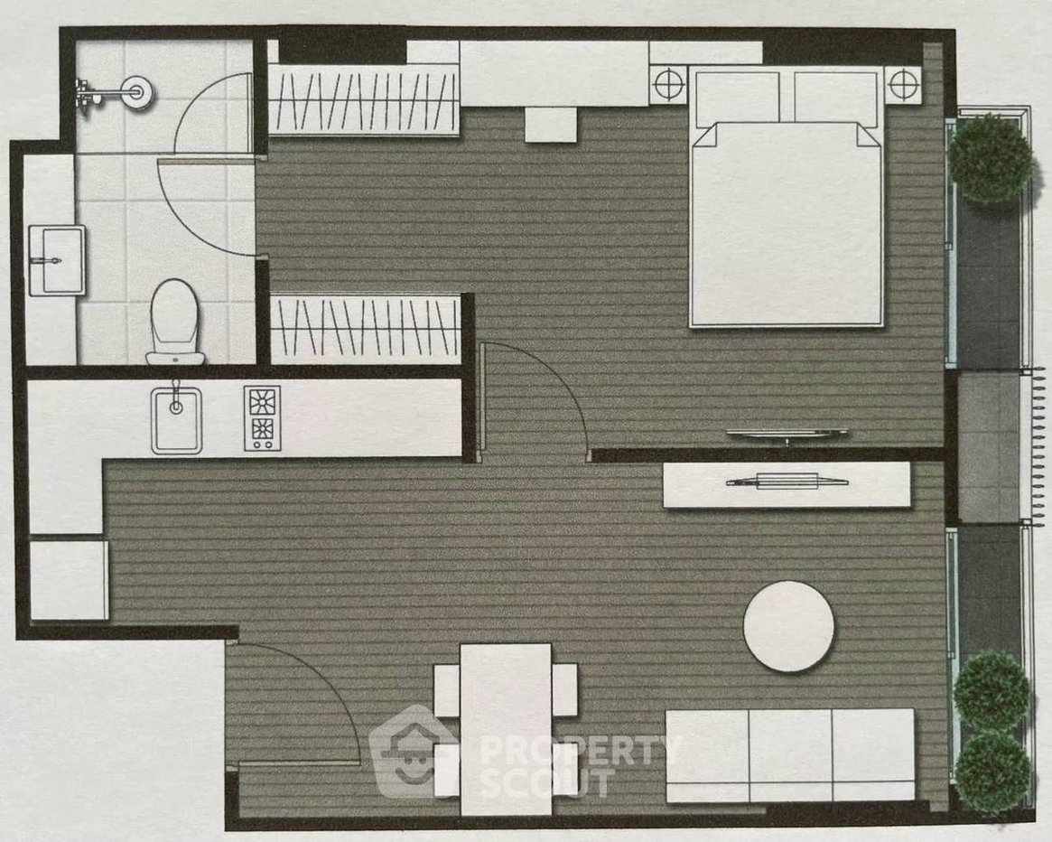 รูป คอนโด 1-ห้องนอน ที่ โนเบิล แอมเบียนส์ สุขุมวิท 42 ใกล้ BTS เอกมัย (ID 2720234) - รูปที่ 6/6