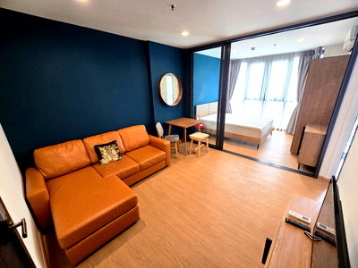 เช่าคอนโด เขตบางกะปิ : 🔔New🔔 ให้เช่า 1 นอนแต่งสวย ตกแต่งใหม่ ชั้น 27 ทิศใต้ ห้องไม่ร้อน ที่ The Base Garden พระราม 9