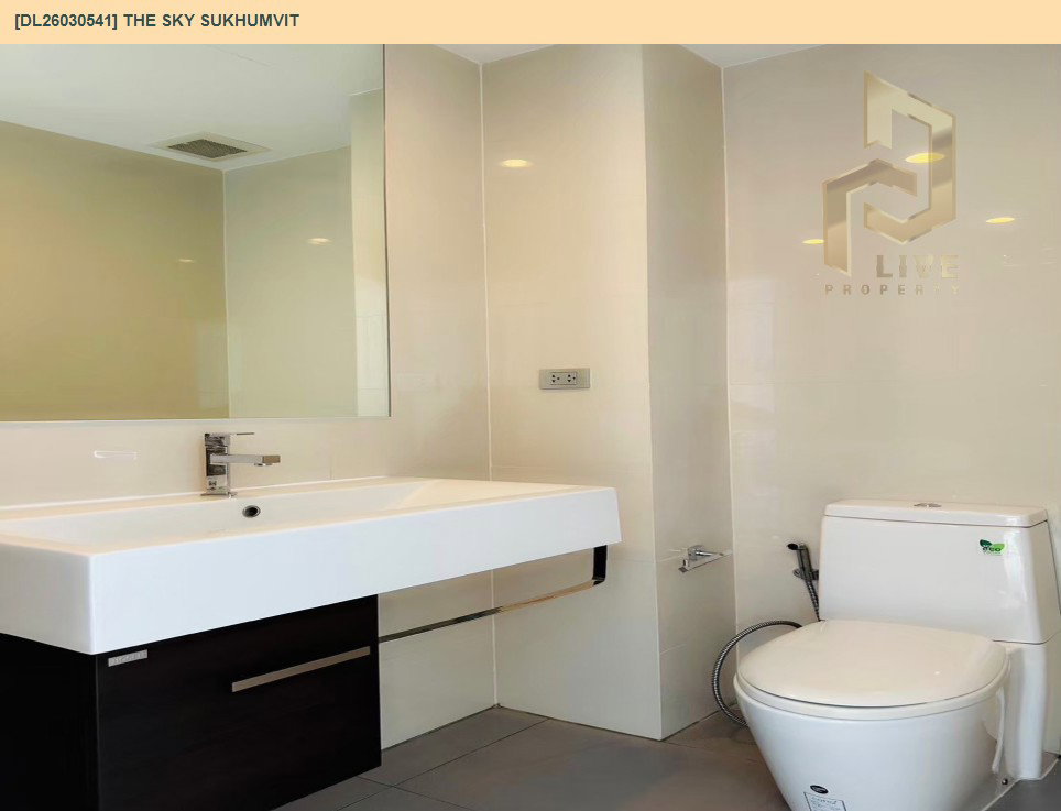 รูป DL26030541 ให้เช่าคอนโด เดอะ สกาย สุขุมวิท (The Sky Sukhumvit) ใกล้ BTS อุดมสุข พร้อมเข้าอยู่ โทรด่วน 0656133286 LineID @534wlwof - รูปที่ 13/14
