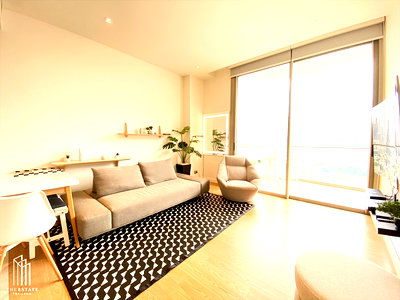 Condos for rent : for RENT Magnolias Waterfront Residences ** good high floor The best view of the city, very nice to live in!! Beautifully decorated @65,000 Baht