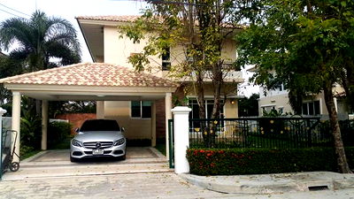 เช่าบ้านเดี่ยว เขตประเวศ : HR3293ให้เช่าบ้านเดี่ยว ศุภาลัย สวนหลวง ติดถนนใหญ่เฉลิมพระเกียรติ ร.9 เหมาะสำหรับอยู่อาศัยหรือทำเป็นโฮมออฟฟิศ