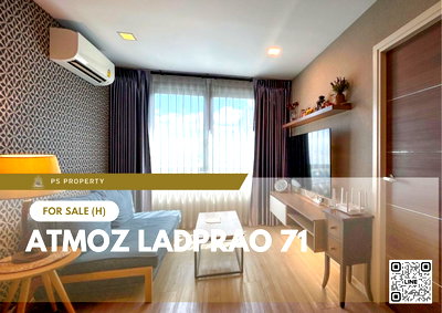 ขายคอนโด : ขายด่วน 📍 Atmoz Ladprao 71 📍 วิวสระว่ายน้ำ 2 ห้องนอน ใกล้ Central Eastville