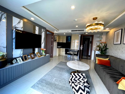 เช่าคอนโด ไทวัสดุ พัทยาใต้ : For rent Grand Avenue Residence Corner Room 