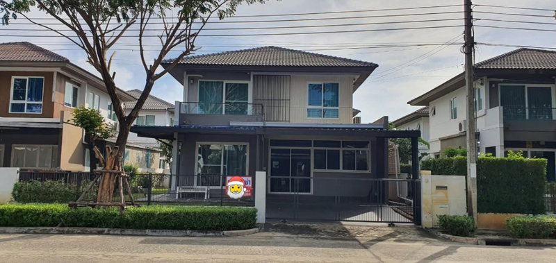บ้านเดี่ยวให้เช่า : 🏡 ให้เช่าและปล่อยขาย บ้านเดี่ยวทำเลดี พฤกษ์ลดา สุวรรณภูมิ 3 ห้องนอน 3 ห้องน้ำ บรรยากาศร่มรื่น ถนนเมน หน้าบ้านกว้าง