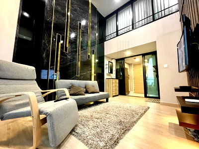 Condos for rent MRT Nonthaburi Civic Center : 📌Exclusive!📌 For Rent Condo KNIGHTSBRIDGE DUPLEX TIWANON Building 1, Floor 14,Duplex, Room size 39.00 sqm