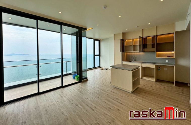 FQ🗺️KT0290🏖️2ห้องนอน 83ตรม ชั้นสูง ห้องมุม🌊วิวทะเล🦀AROM Wongamat อารมณ์ วงศ์อมาตย์ พัทยาเหนือ