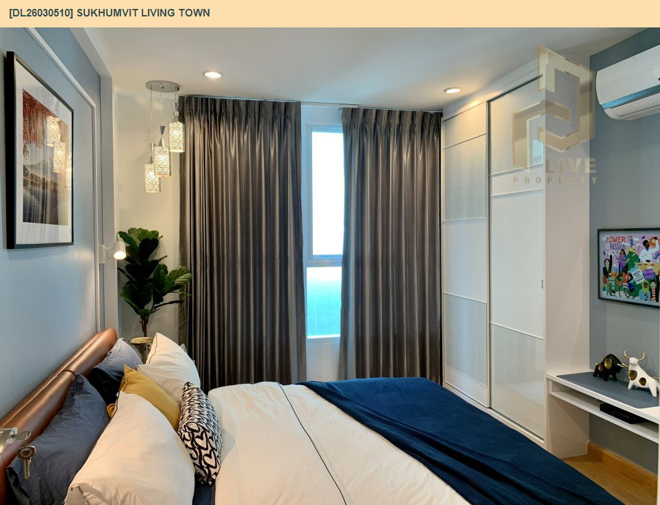 รูป DL26030510 ให้เช่าคอนโด สุขุมวิท ลิฟวิ่ง ทาวน์ (Sukhumvit Living Town) ใกล้ MRT เพชรบุรี พร้อมเข้าอยู่ โทรด่วน 0653619502 LineID @897iyzll - รูปที่ 12/15