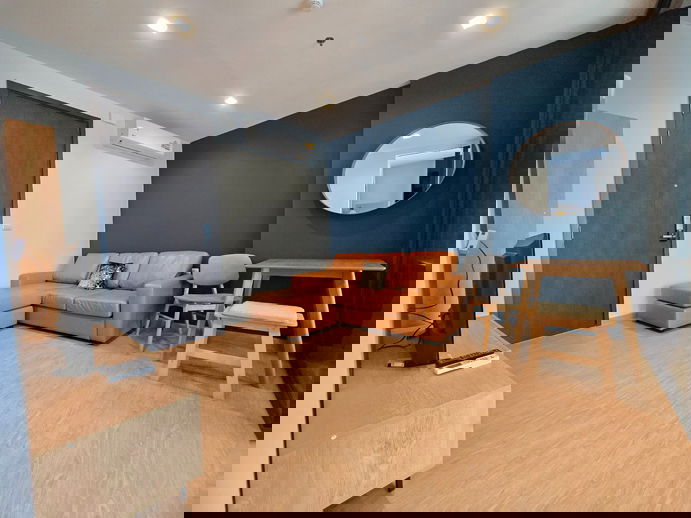 รูป 🔔New🔔 ให้เช่า 1 นอนแต่งสวย ตกแต่งใหม่ ชั้น 27 ทิศใต้ ห้องไม่ร้อน ที่ The Base Garden พระราม 9 - รูปที่ 2/16