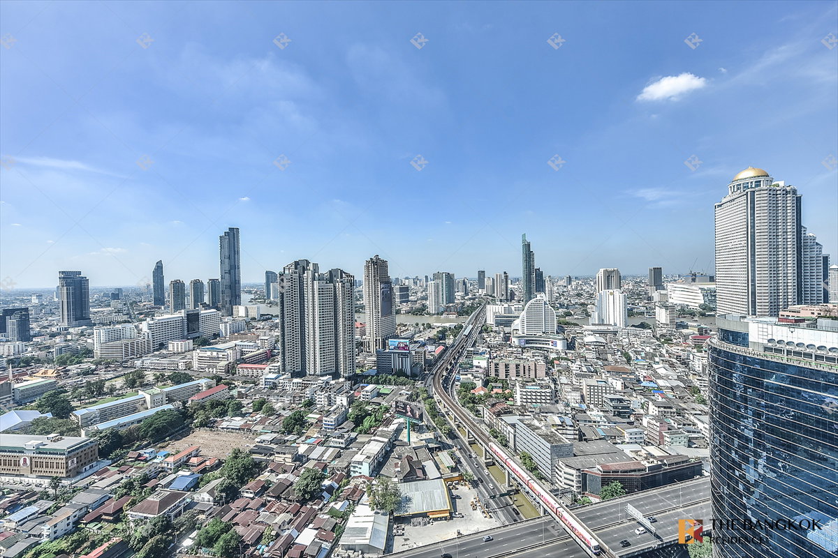 รูป 🏙️ High-Floor Luxury Living - The Bangkok Sathorn near BTS Surasak - รูปที่ 8/8
