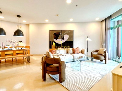 Condos for rent : Chatrium Residence | Beautiful 2 Bedroom Riverside Condo For Rent - BR18842CD