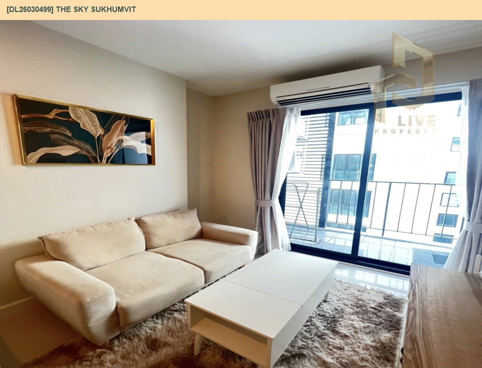 รูป DL26030499 ให้เช่าคอนโด เดอะ สกาย สุขุมวิท (The Sky Sukhumvit) ใกล้ BTS อุดมสุข พร้อมเข้าอยู่ โทรด่วน 0656259498 LineID @257sxzzu - รูปที่ 3/5