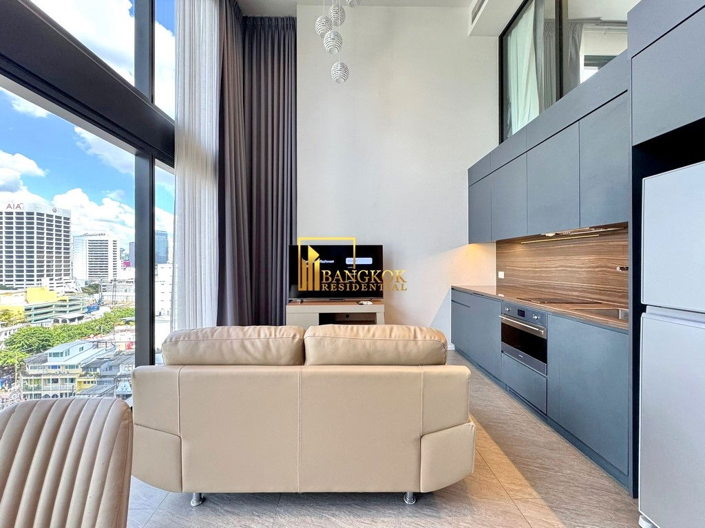 รูป The Lofts Silom | Modern 2 Bed Duplex Condo For Rent - BR14596CD - รูปที่ 4/28