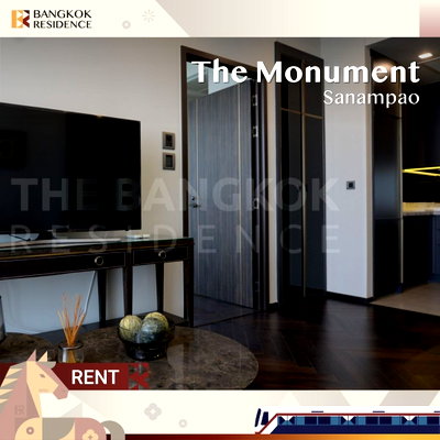 Condos for rent : 💥 The Monument Sanampao 🎀 Beautiful room, fully furnished, Near BTS Sanam Pao