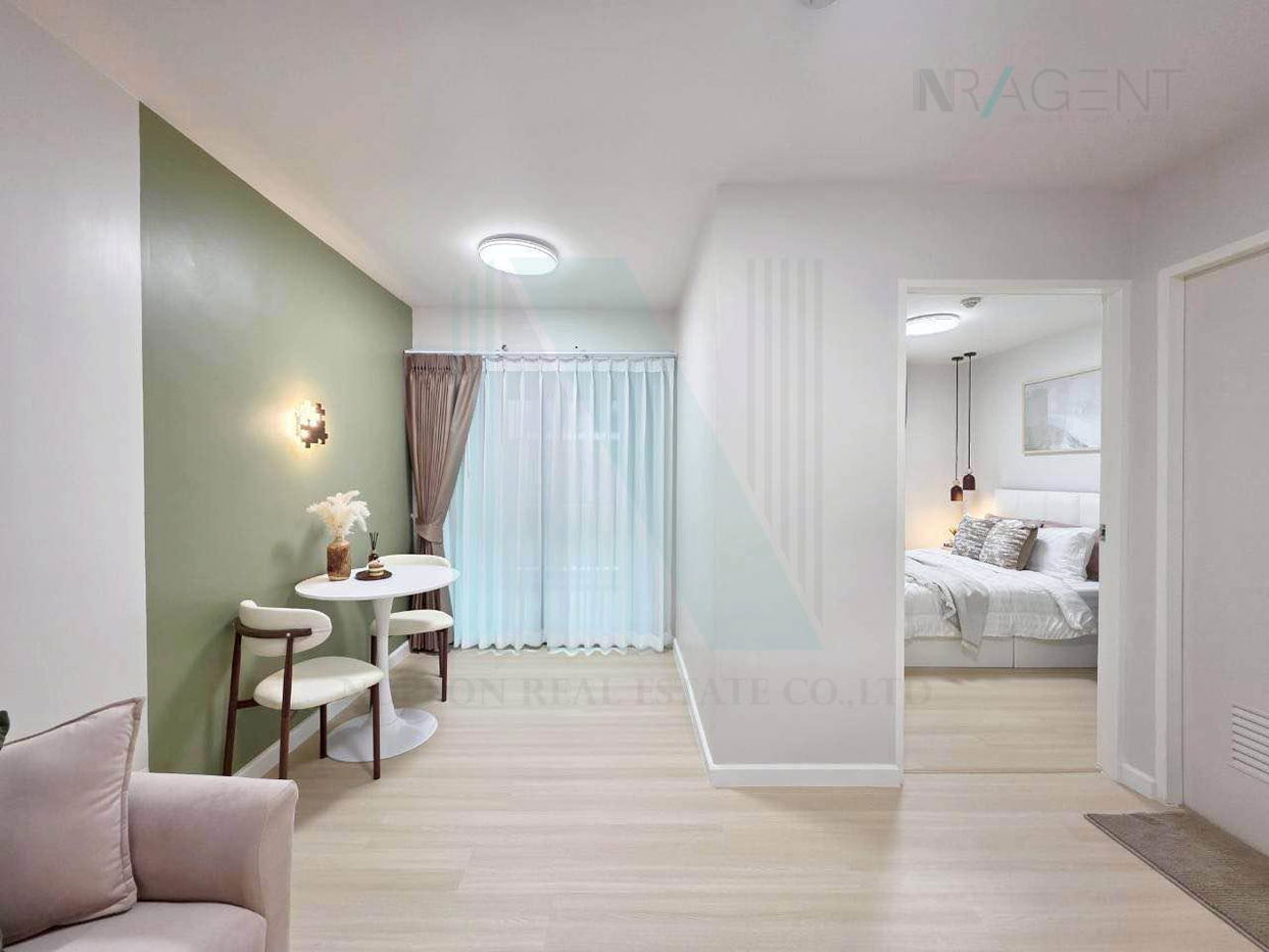 รูป 🚩 ขายคอนโด ไอคอนโด สุขาภิบาล 2 อาคาร A ชั้น 5 1 ห้องนอน ขนาด 31 ตรม ใกล้ สวนเสรีไทย - รูปที่ 1/8