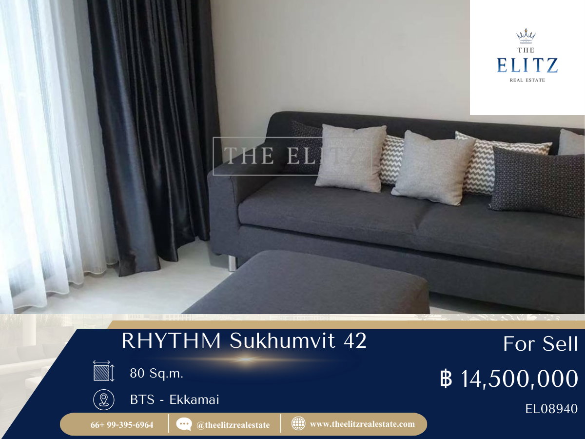 รูป ✨ ด่วน! RHYTHM Sukhumvit 42 Rare Unit ทำเลทองใจกลางเอกมัย พร้อมโอนทันที ✔ - รูปที่ 1/7