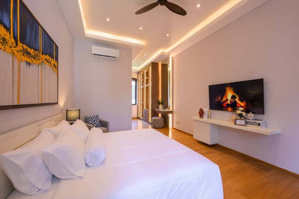 รูป Luxury Pool Villa พูลวิลล่าส่วนตัว หรูหรา มีระดับ ใจกลางเมือง สัมผัสความเหนือระดับ กับดีไซน์ที่โดดเด่น Mood และ Tone สุดพิเศษ ตอบโจทย์ทุกไลฟ์สไตล์ - รูปที่ 13/37