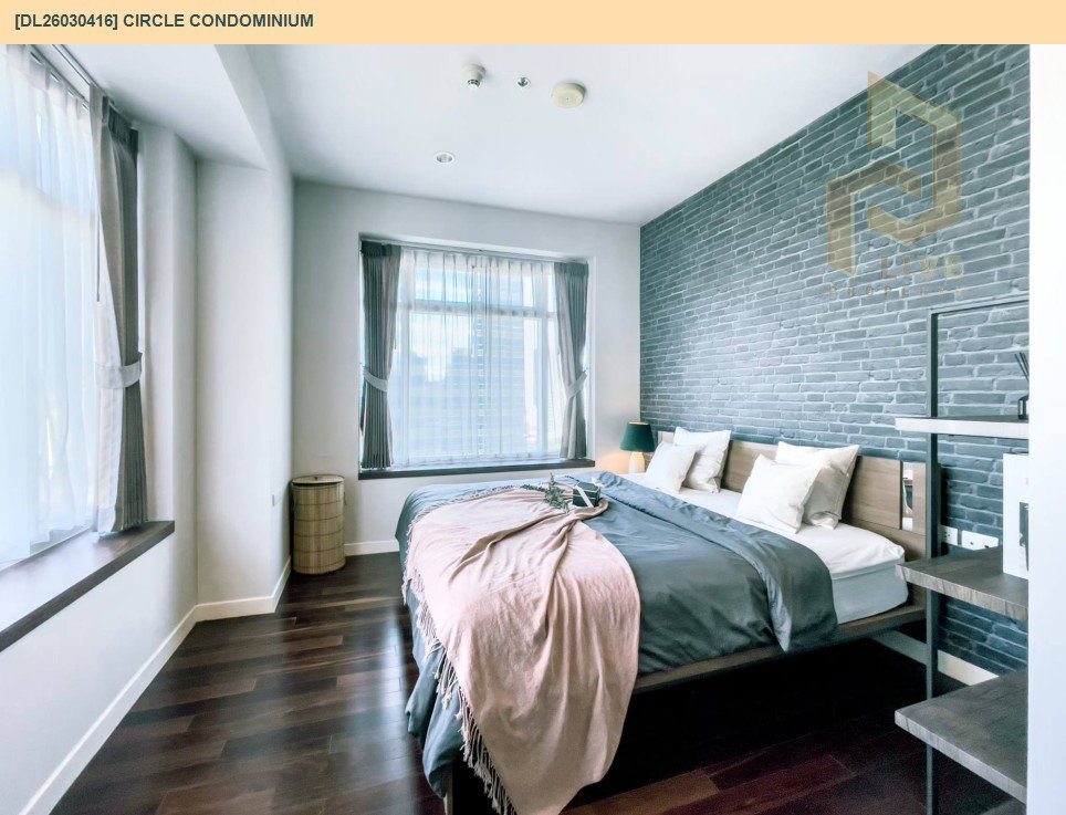 รูป DL26030416 ขายคอนโด เซอร์เคิล คอนโดมิเนียม (Circle Condominium) ใกล้ MRT เพชรบุรี พร้อมเข้าอยู่ โทรด่วน 0842740999 LineID @523dslwi - รูปที่ 3/5