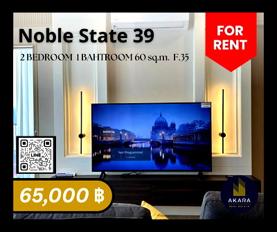 เช่าคอนโด BTS พร้อมพงษ์ : 🟨🟨🟦🟦Noble State 39 [FOR RENT]🟦🟦🟨🟨 Available Now‼️Click✅✅✅✅✅ Akara Real Estate "ตอบไว ทันใจ หลังการขายดีเยี่ยม"