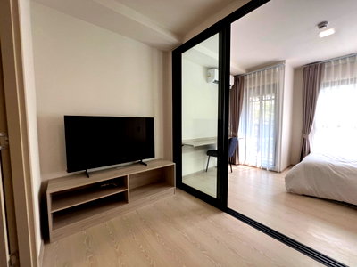 Condos for rent : 🔥🔥🔥 Dcondo Shine Rangsit, 1 bed, 1 bath, 3rd floor, city view, quiet, rent 11,000 baht, fully furnished.