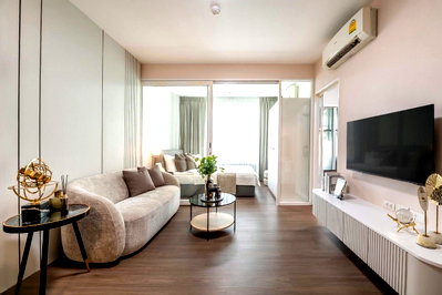 Condos for rent : I-Biza Condo Rama 9, fully furnished and ready to move in.