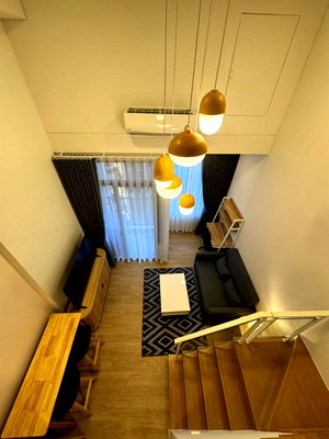 Condos for rent : R083/Duplex Unit for Rent at Siamese Rama 9 Fully Furnished Ready to Move In