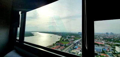 Condos for rent BTS Pak Nam : 🚩 For rent condo KNIGHTSBRIDGE SKY RIVER OCEAN Building 1, Floor 30,2 bed room, Room size 58.00 sqm