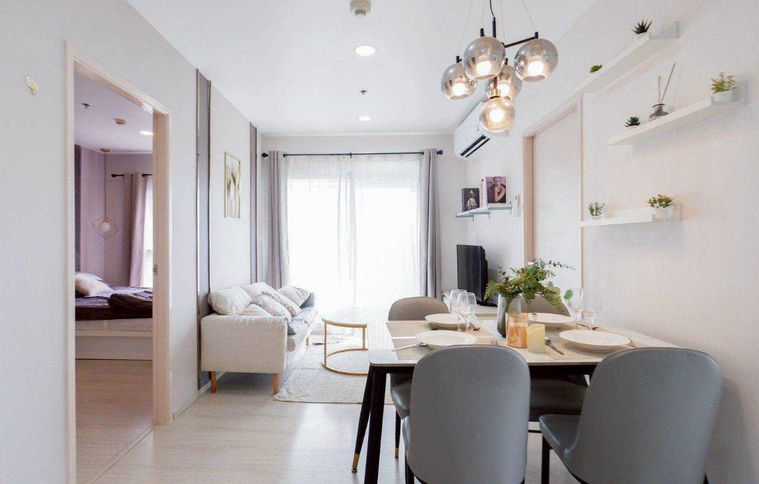 แอสปาย สาทร-ตากสิน (ทิมเบอร์โซน) 2B1B ชั้น 12 ขนาด 45.56 ตร.ม. ขาย 2.85 ลบ