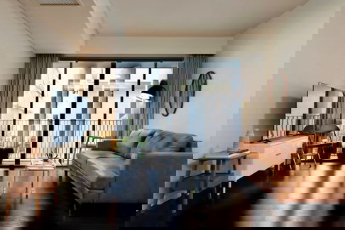 ไซมิส จอยญ่า 2B2B ชั้น 3 ขนาด 73 ตร.ม. เช่า 45,000 บาท/เดือน Ready to move in