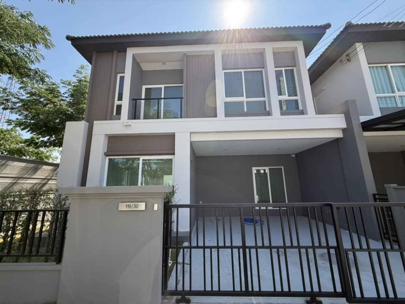 Twin houses for rent : For rent Grande pleno bangyai new house