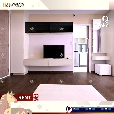 เช่าคอนโด BTS อโศก : Q Asoke 🔥 ว่างแล้ว! ราคาดี 💰 ใกล้ MRT เพชรบุรี