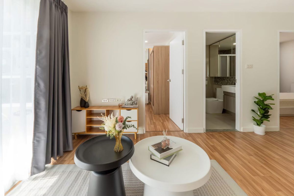 รูป 𝟐 ห้องนอน ✨ ติดตลาดนัดเลียบด่วน 💵 ผ่อนเพียง 𝟗,𝐱𝐱𝐱 บาท 🚝 เดิน 𝟑 นาที #MRTวัชรพล - รูปที่ 13/19