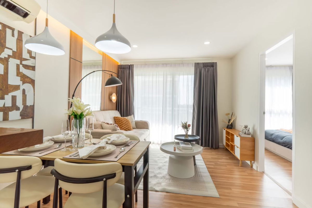 รูป 𝟐 ห้องนอน ✨ ติดตลาดนัดเลียบด่วน 💵 ผ่อนเพียง 𝟗,𝐱𝐱𝐱 บาท 🚝 เดิน 𝟑 นาที #MRTวัชรพล - รูปที่ 7/19