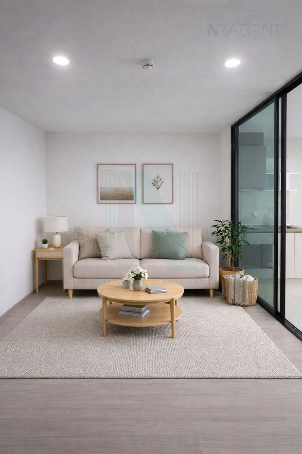 picture For Rent Condo ASPIRE ASOKE - RATCHADA Building 1, Floor 4,1 bed room, Room size 35 sqm - 5/8