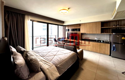 Condos for rent : KT0299📲LineID @556ryccg🏖️Studio 39sqm Tower B High floor😎Fully furnished🏄‍♂️Zire Wongamat North Pattaya