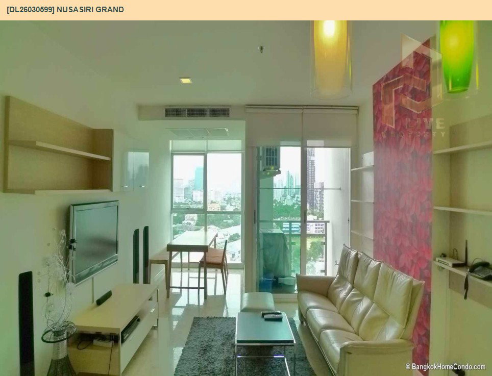 รูป DL26030599 ให้เช่าคอนโด ณุศาศิริ แกรนด์ (Nusasiri Grand) ใกล้ BTS เอกมัย พร้อมเข้าอยู่ โทรด่วน 0653619502 LineID @897iyzll - รูปที่ 6/8