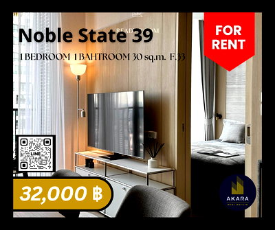 Condos for rent Samitivej Sukhumvit Hospital : 🟨🟨🟦🟦Noble State 39 [FOR RENT]🟦🟦🟨🟨 Available Now‼️Click✅✅✅✅✅ Akara Real Estate "Fast response, Prompt service"