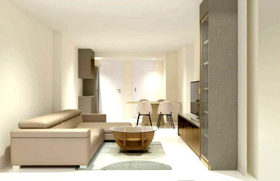 Condos for rent : PFD-08068 For rent Supalai Oriental Sukhumvit 39, 2 bedrooms, 77 sq m., fully furnished, good location near BTS Phrom Phong.